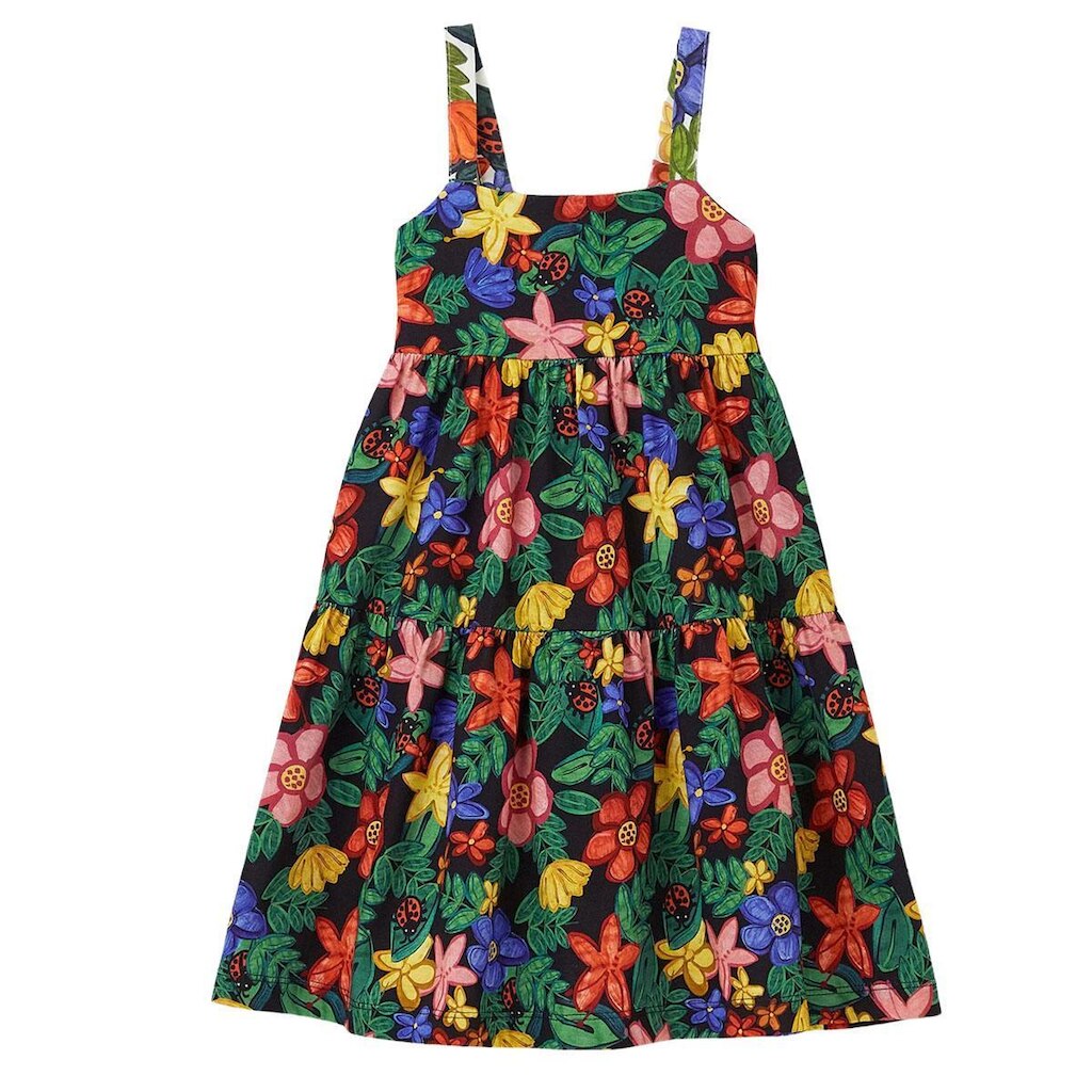 Vestido Malha Fábula Ramo de Flor