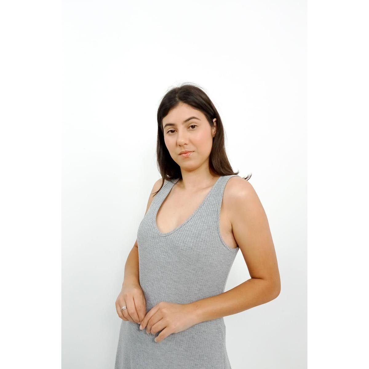 Vestido Malha Lisa Cinza Ref 2837442 578 Mercatto Cinza Netshoes Vestido Malha Lisa Cinza Ref 2837442 578 Mercatto Cinza Netshoes