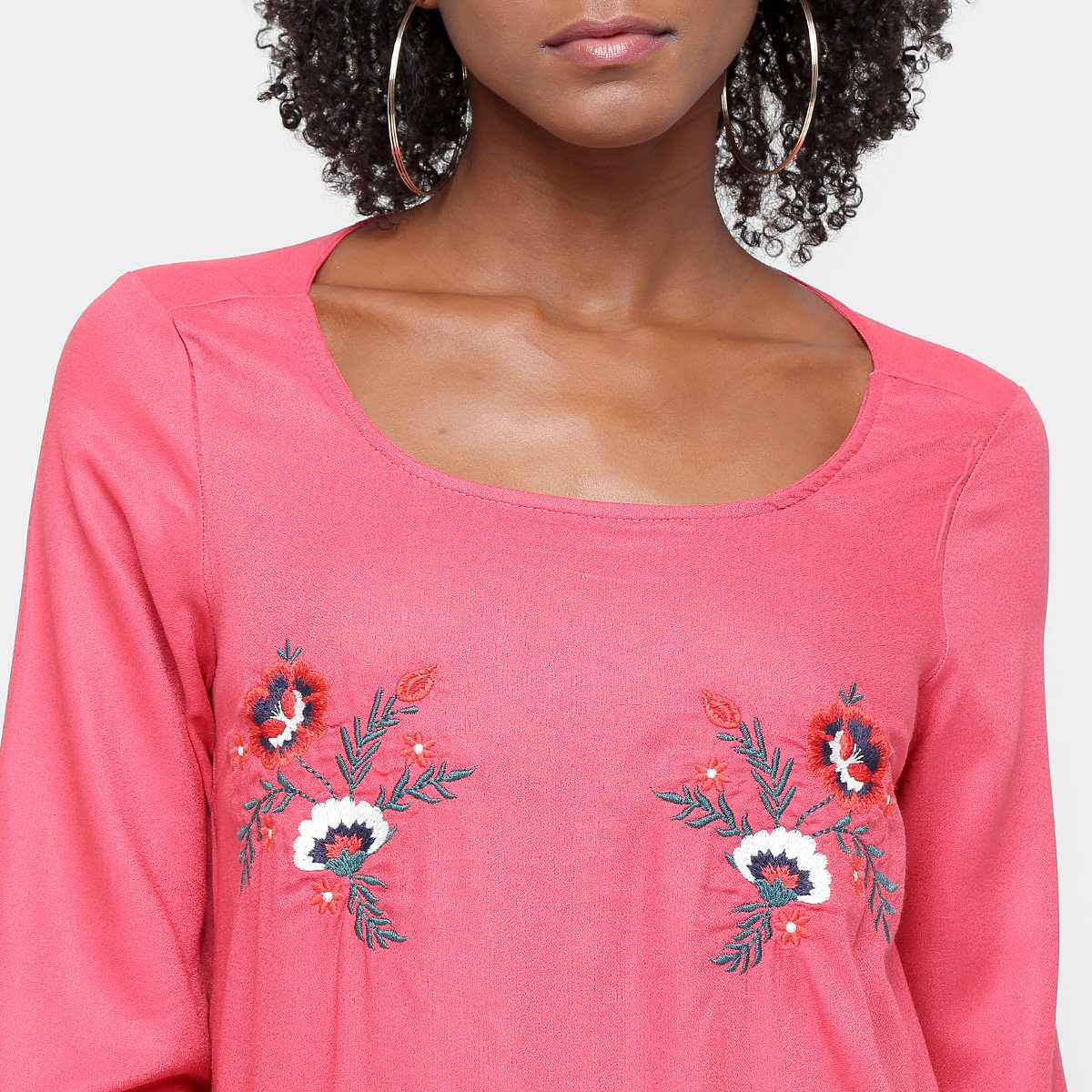 Vestido Malwee Amplo Bordada - 3