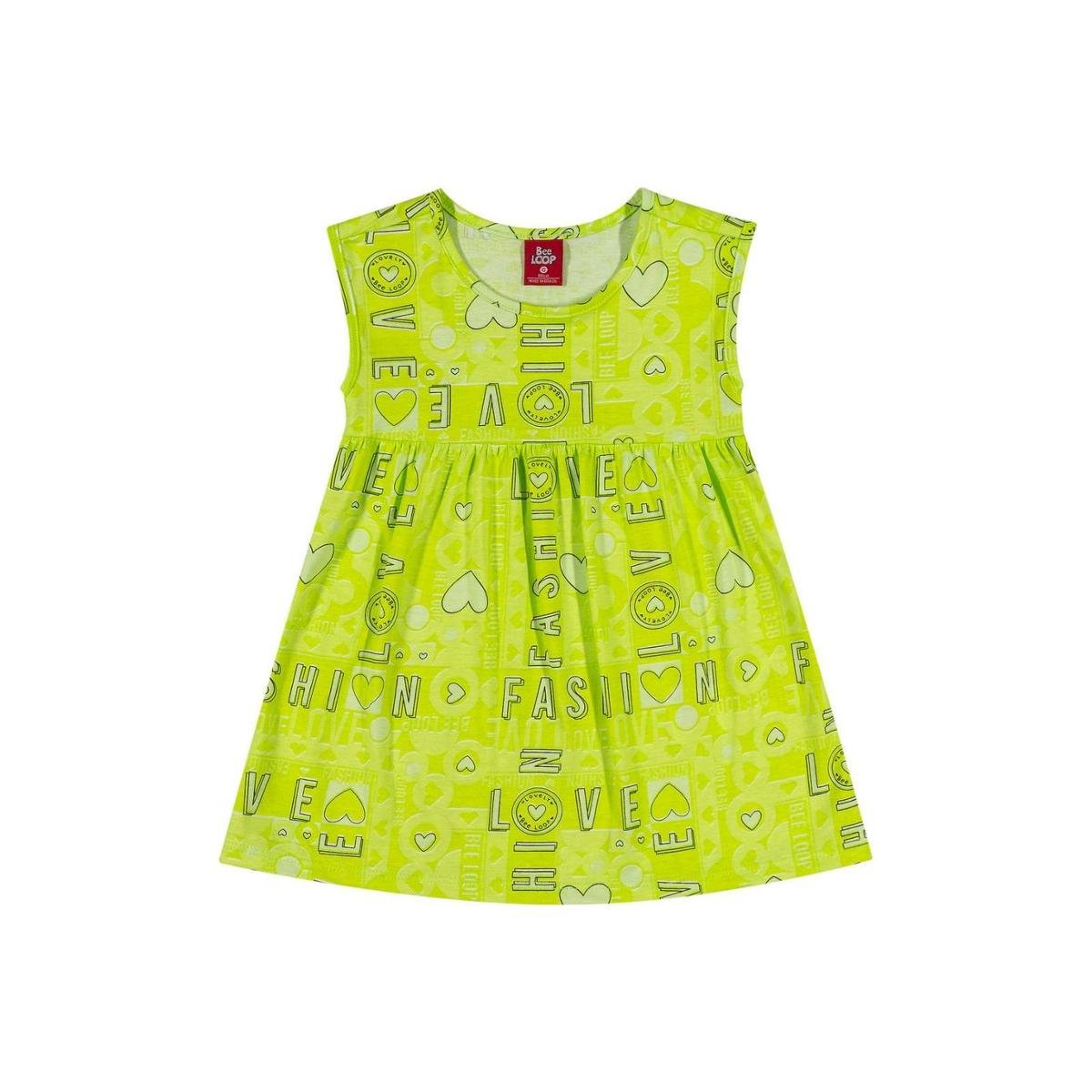 Vestido Manga Curta Bee Loop Menor preço em Vestido Manga Curta Bee Loop