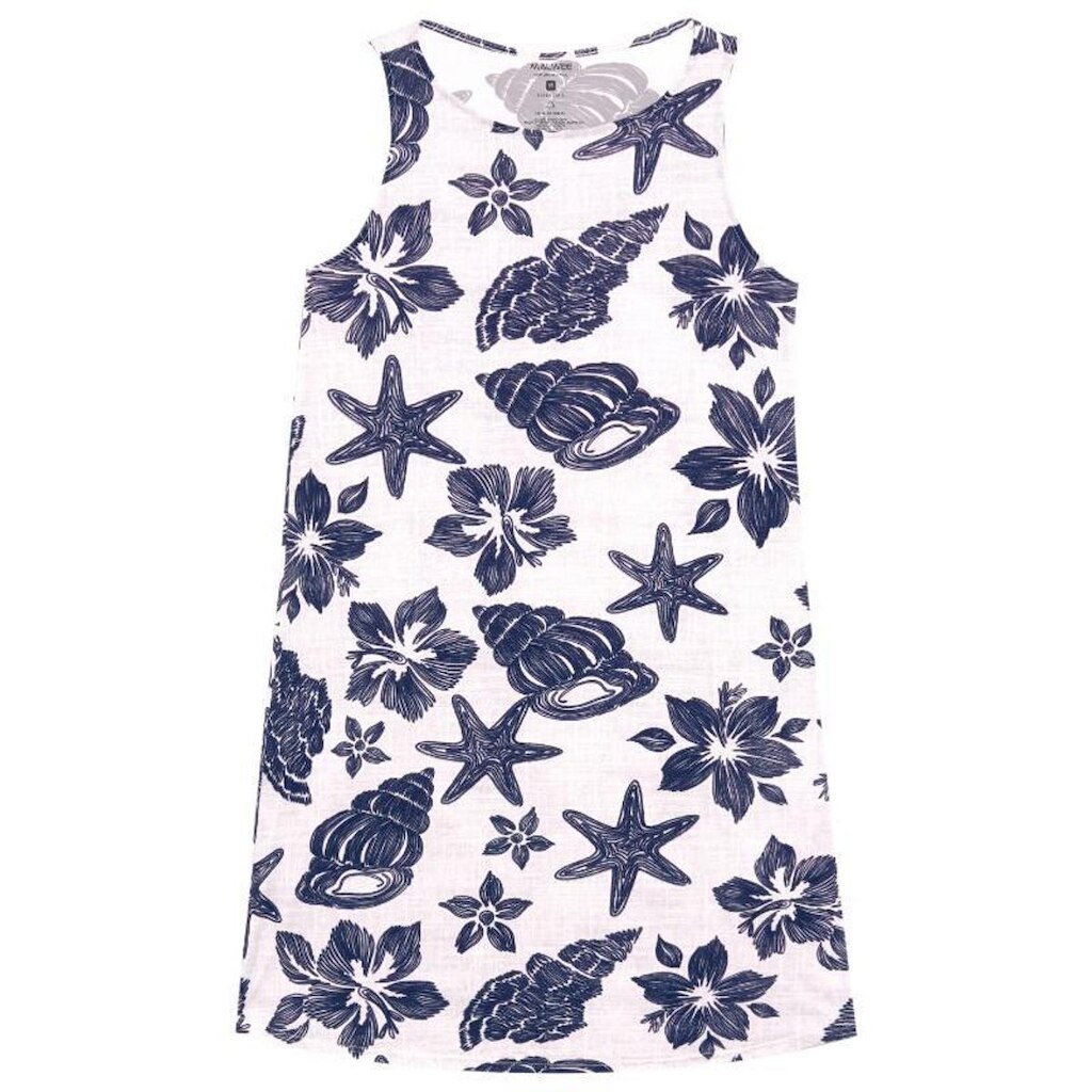 Vestido Manga Curta Estampado Meia Malha Malwee Ref. 104806