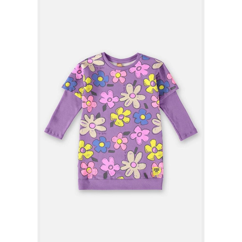 Vestido Manga Longa Infantil Up Baby