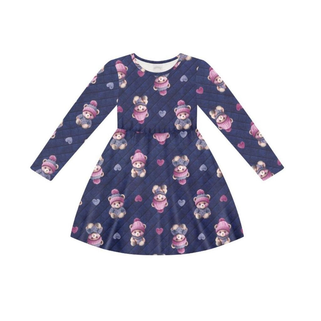 Vestido Manga Longa Moletinho Soft Alakazoo Ref. 65348