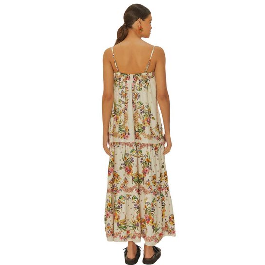 Vestido Maria Farm Rio Pássaro em Flor