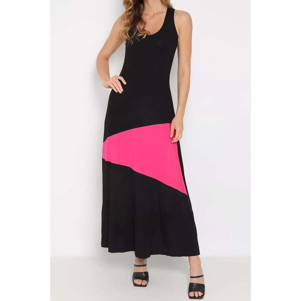 Vestido Maria Paes Longo e Rosa