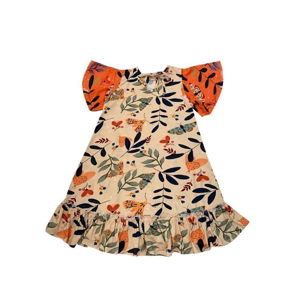 Vestido Menina Confortável Dia a Dia Casual Macio Versátil