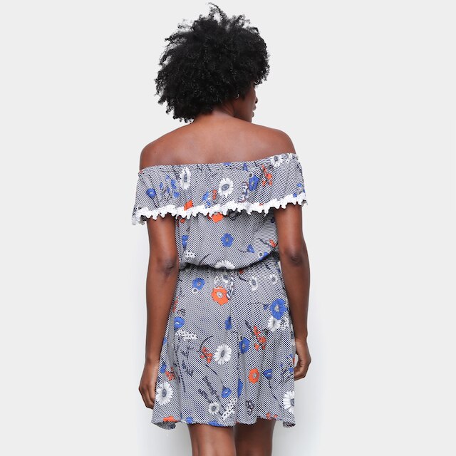 Vestido MI Evasê Ombro a Ombro