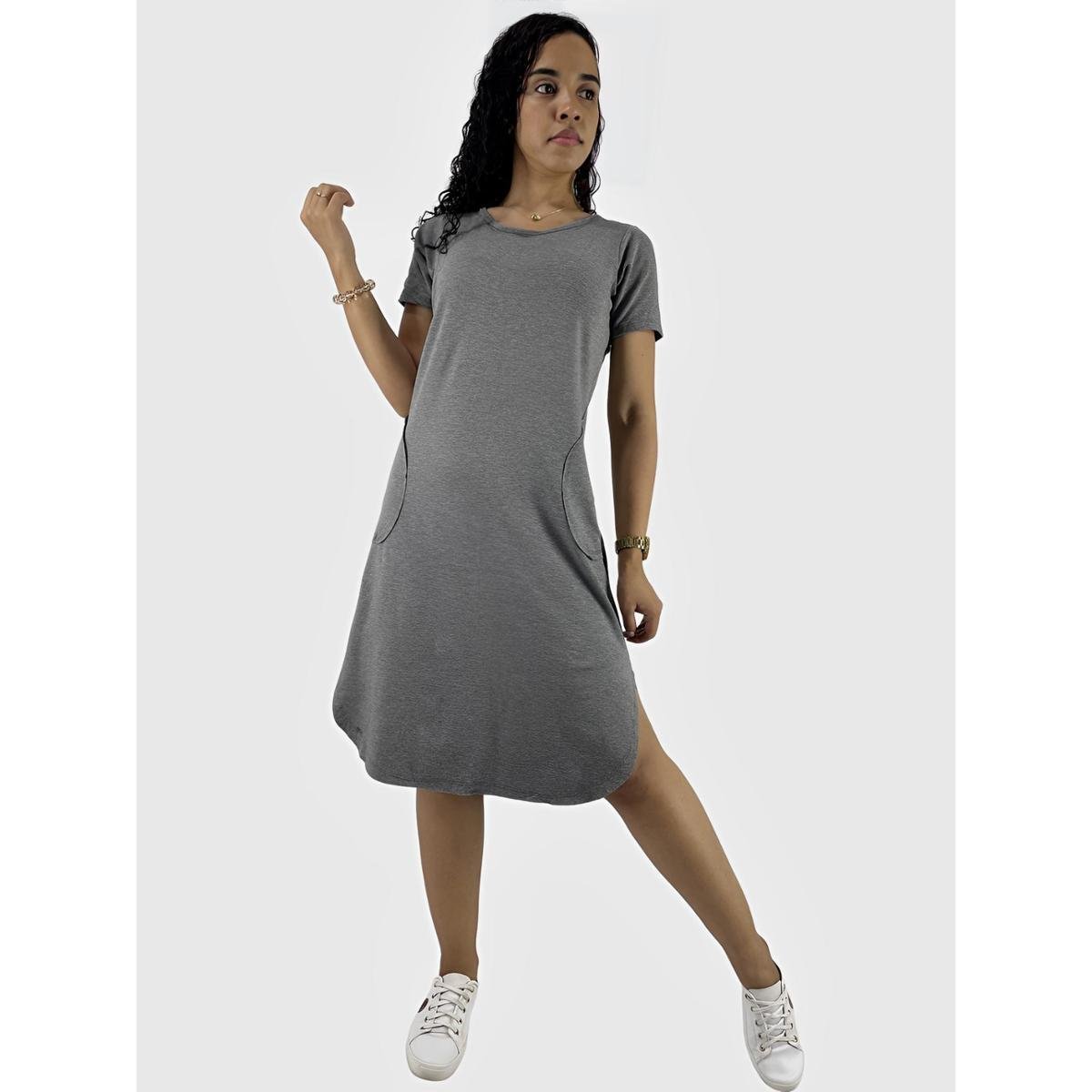 Vestido Midi Camisa Social Feminina Vestido Camisa Feminina Tipo