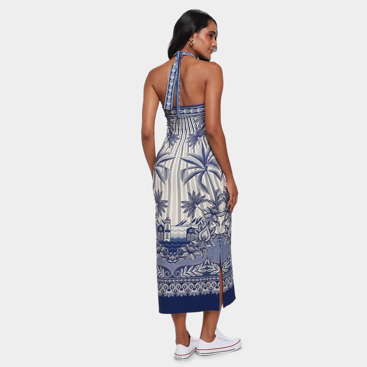 Vestido Midi Farm Afeto Tropical - 1