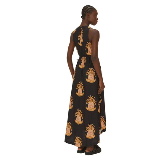 Vestido Midi Farm Rio Amalfi Abacaxi