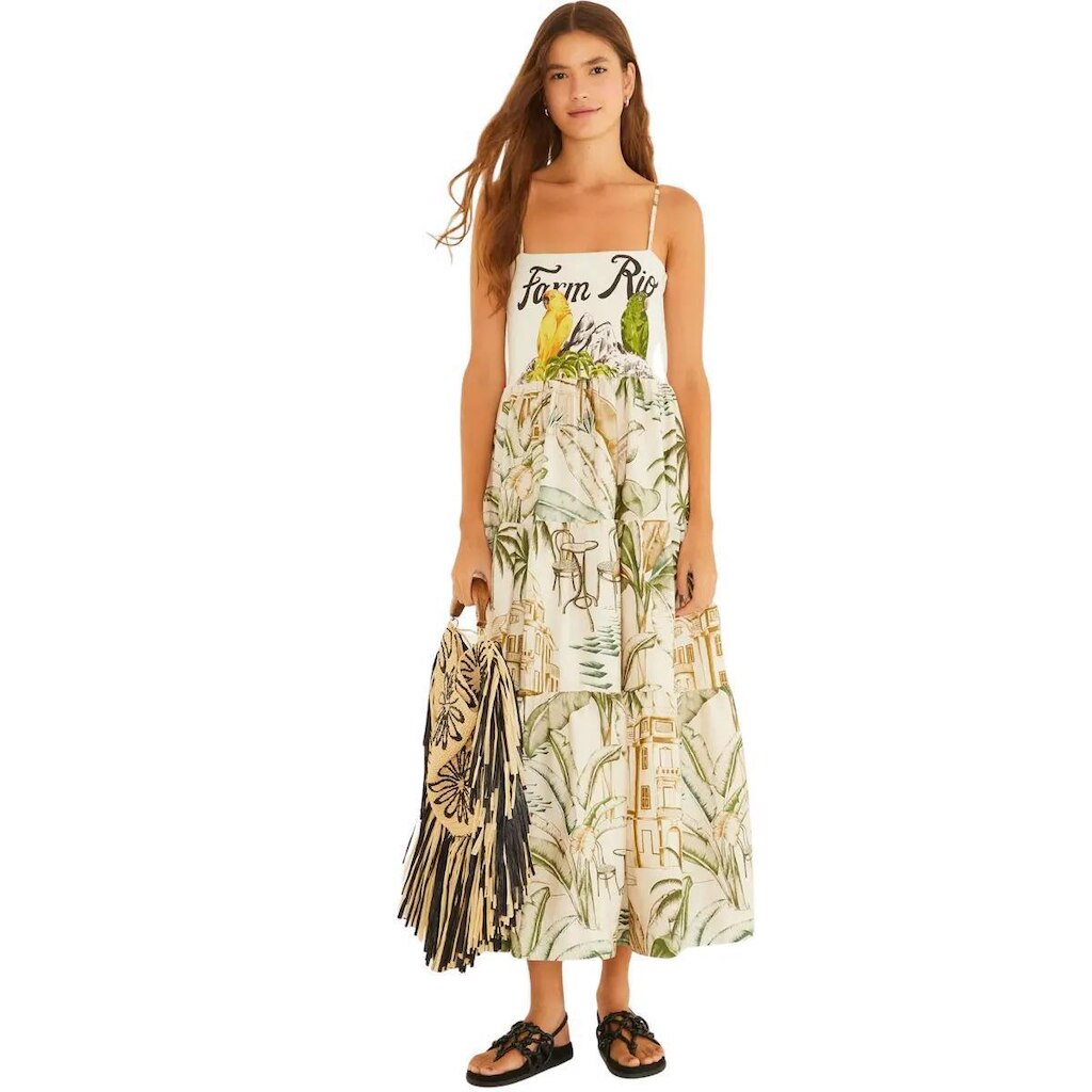 Vestido Midi Farm Rio Dois Irmãos