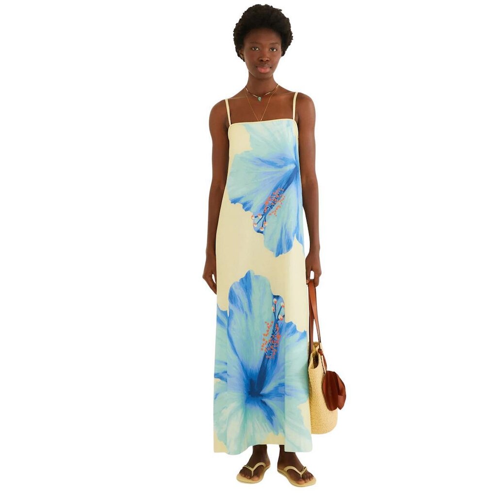 Vestido Midi Farm Rio Vestida de Flor