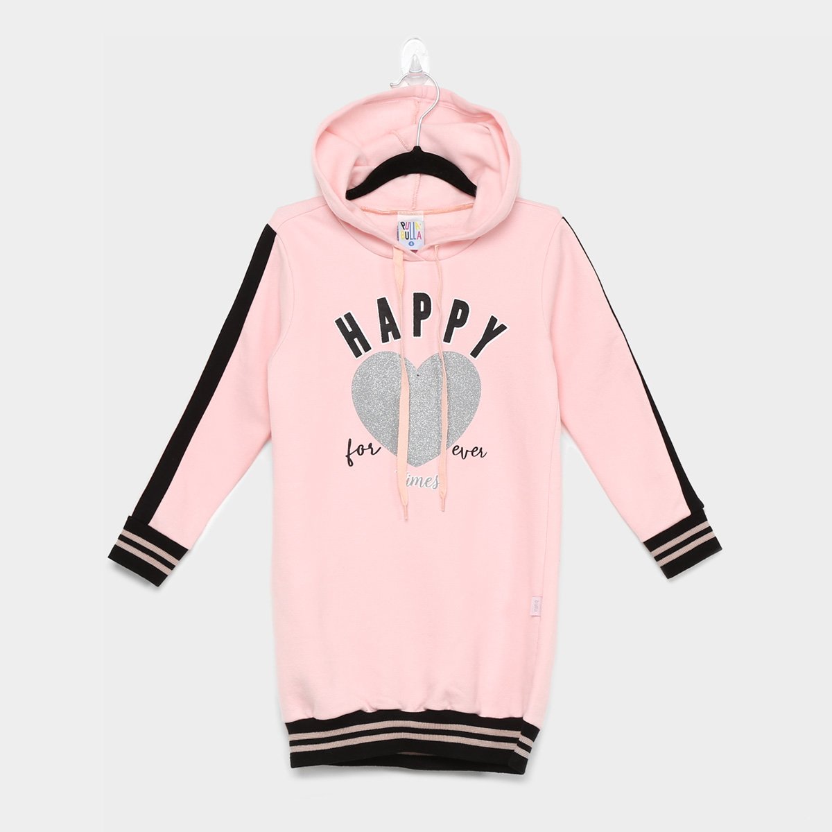 big pink fluffy moletom com capuz