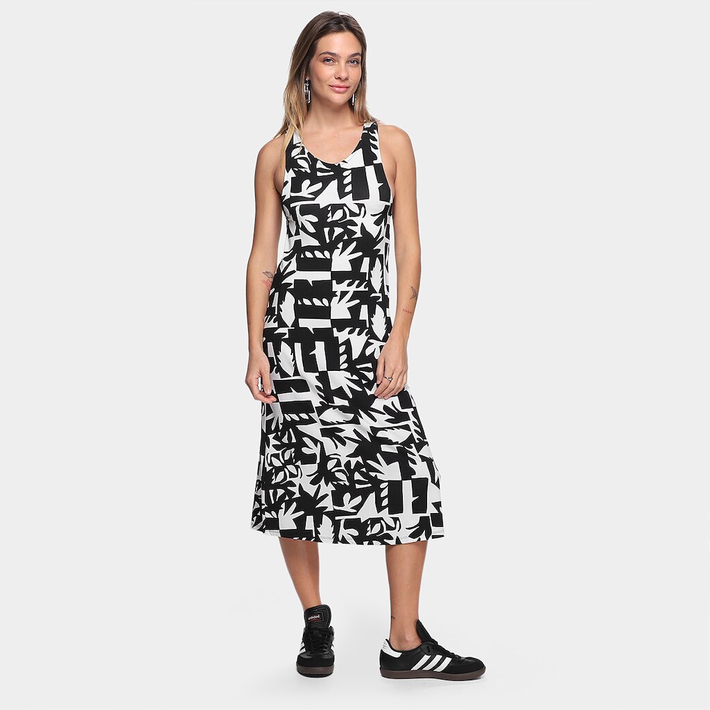 Vestido Oh, Boy! Midi Blend Black