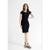 Vestido Ombro a Ombro em Ribana Just Basic - Preto