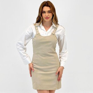 Vestido Pacific Blue Curto Alça Feminino