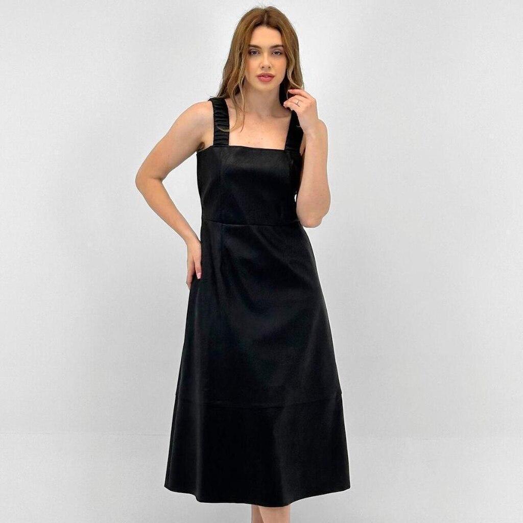 Vestido Pacific Blue Midi Alça Feminino