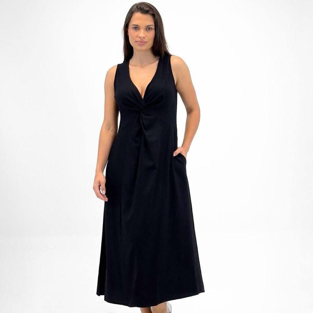 Vestido Pacific Blue Midi Regata Feminino