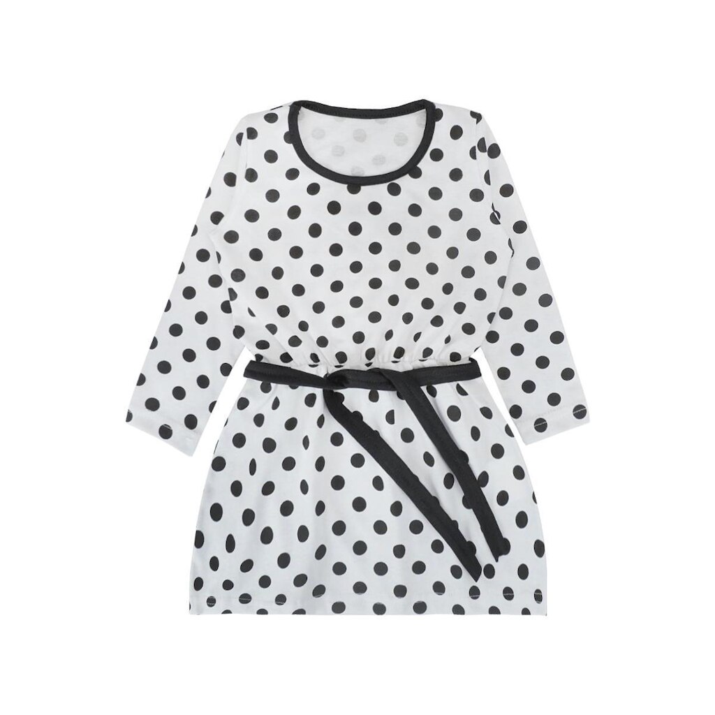 Vestido Poá com Manga Longa - Big Bless