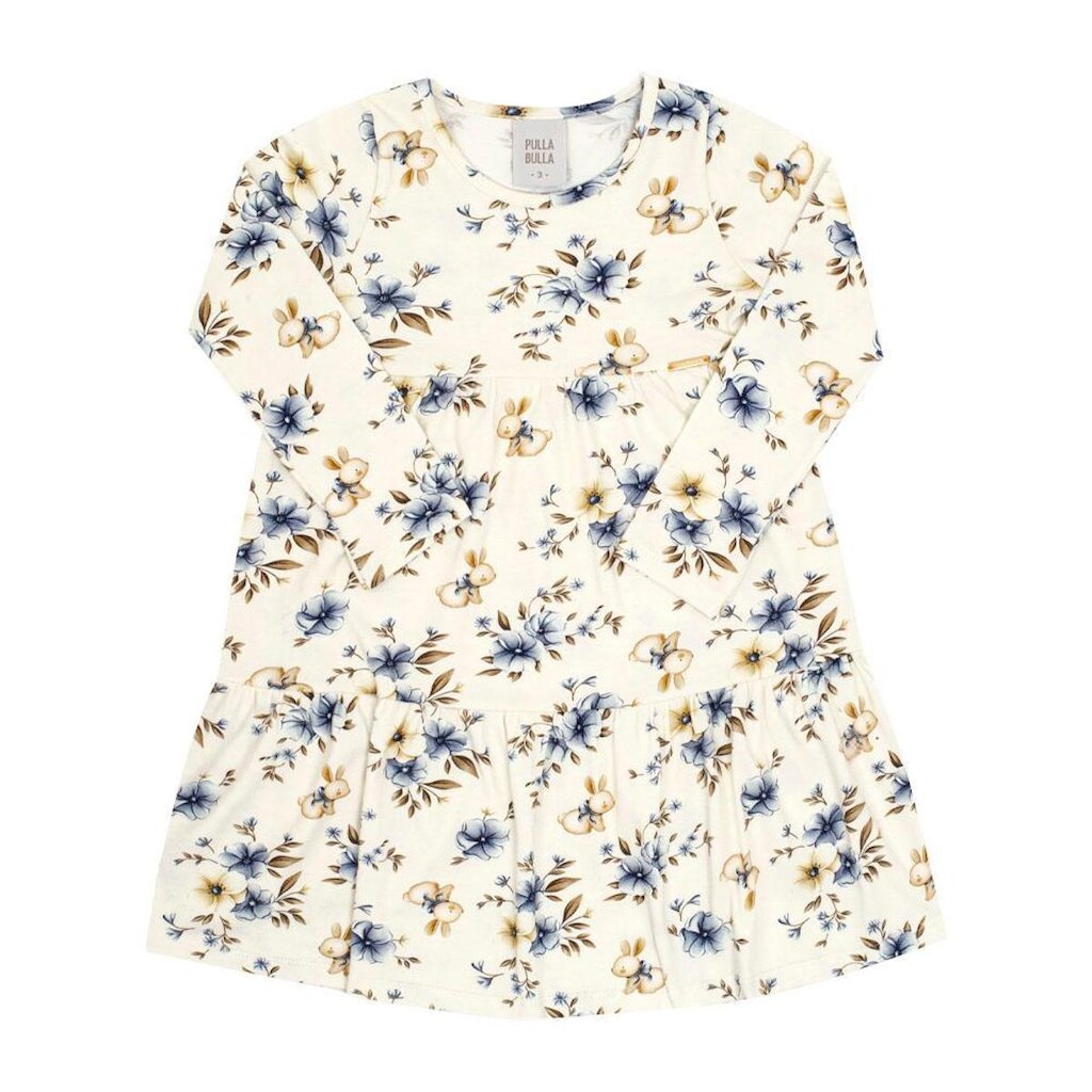 Vestido Primeiros Passos Menina - Bege - 52719-1263