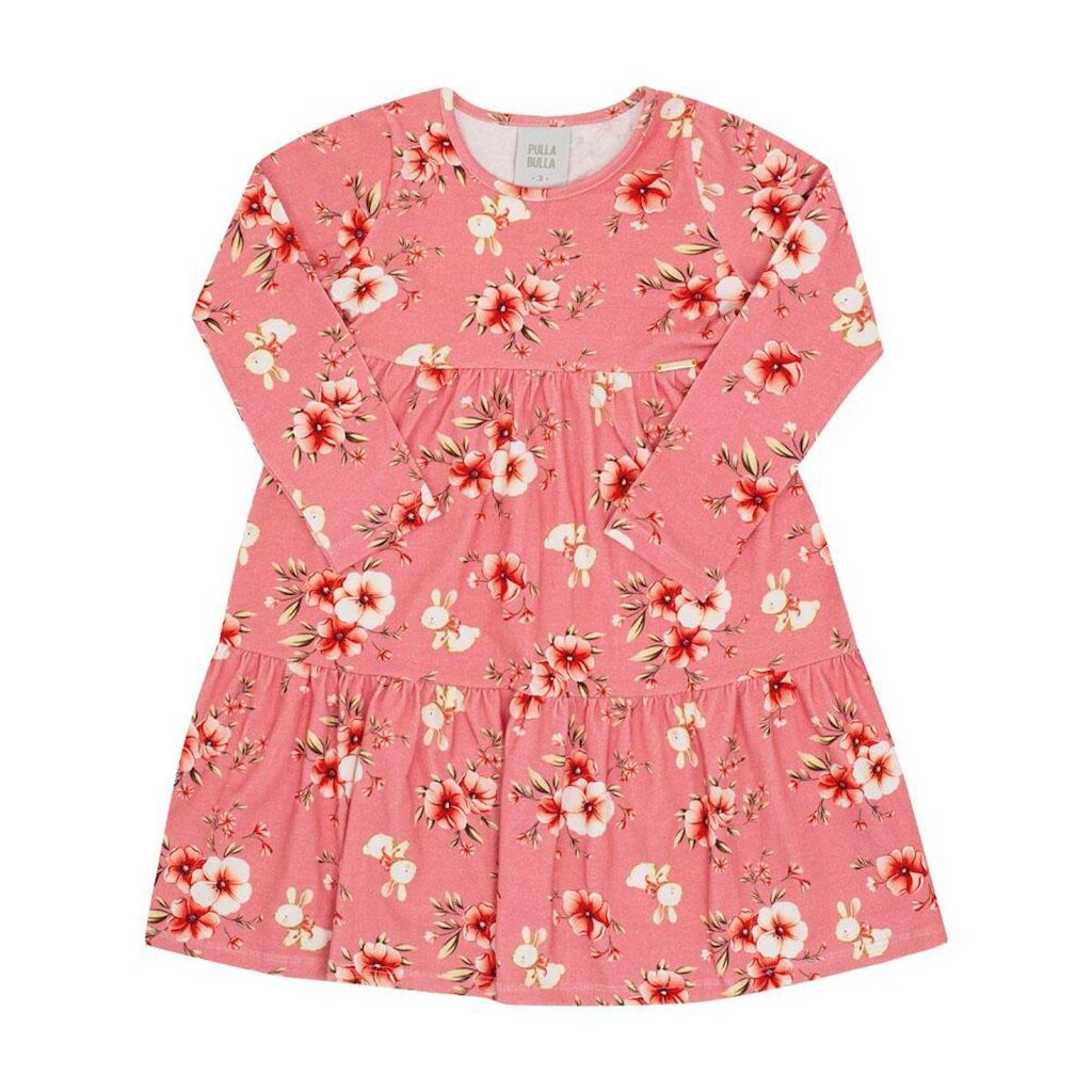 Vestido Primeiros Passos Menina - Rosa - 52719-1333