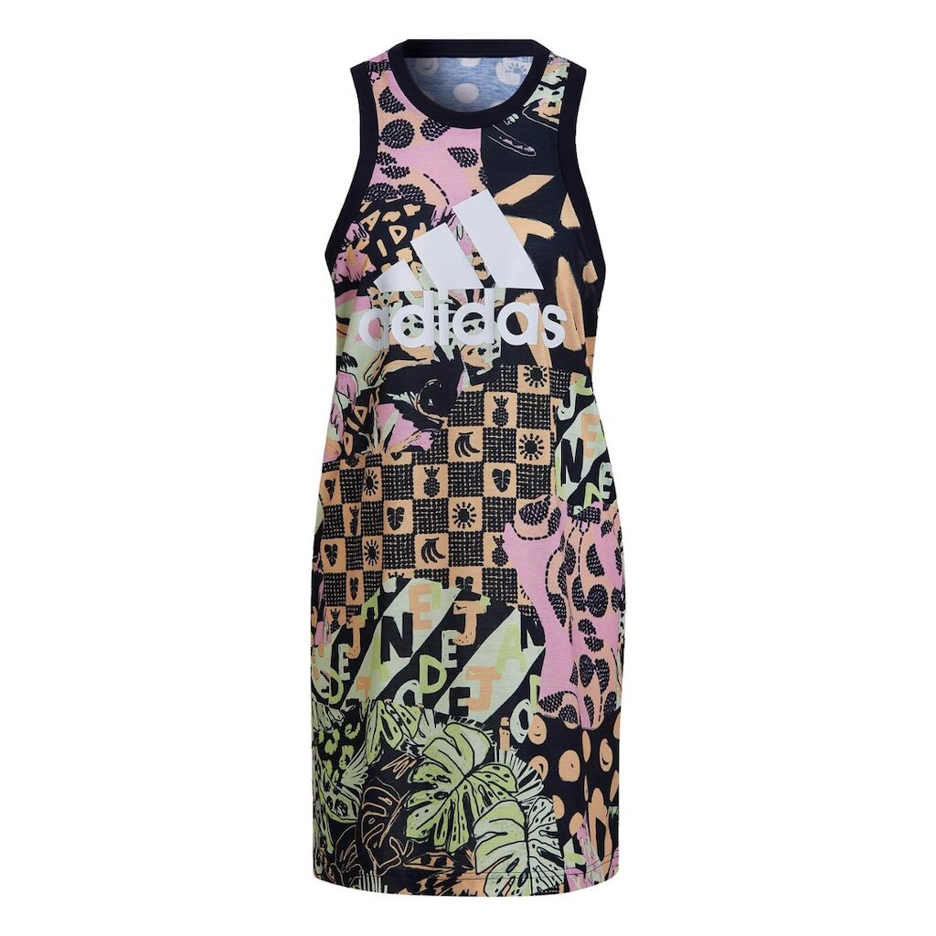 Vestido Regata Algodão FARM Print Adidas