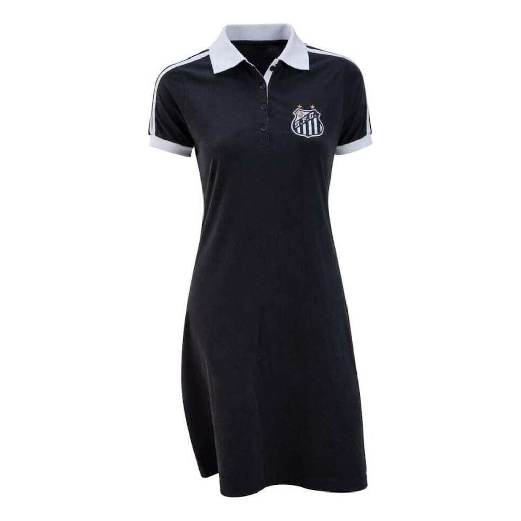 Vestido Santos Braziline Uniforme Torcida Feminina Do Peixe