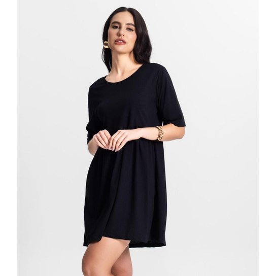 Vestido Select Liso Feminino