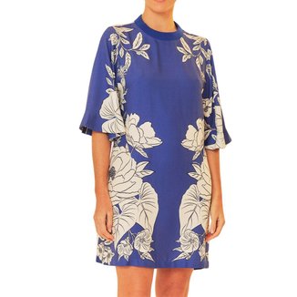 Vestido T-shirt Farm Jardim Tranquilo