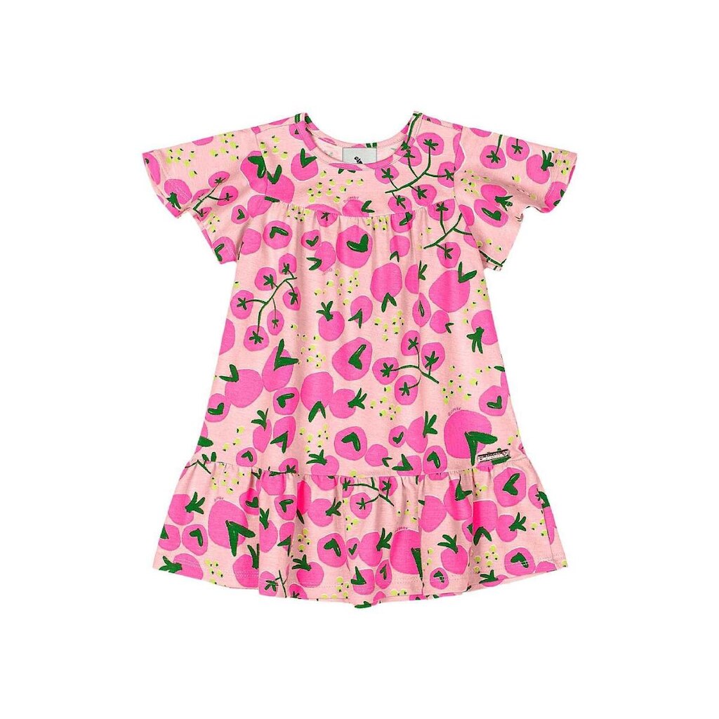 Vestido Tomates para Bebê Menina Quimby