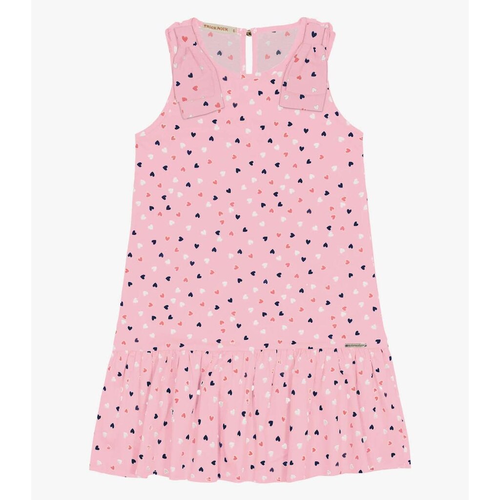 Vestido Trick Nick Infantil Com Laço Feminino