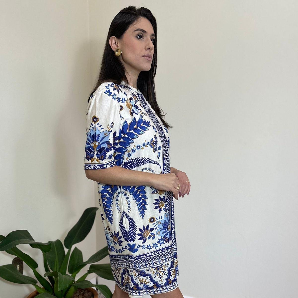 Vestido Tshirt Básico Encanto Tropical Farm1