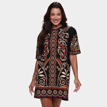 Vestido Tshirt Farm Casual Feminino - Feminino