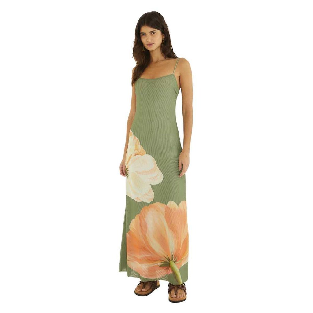 Vestido Tule Farm Rio Localizado Amarílis
