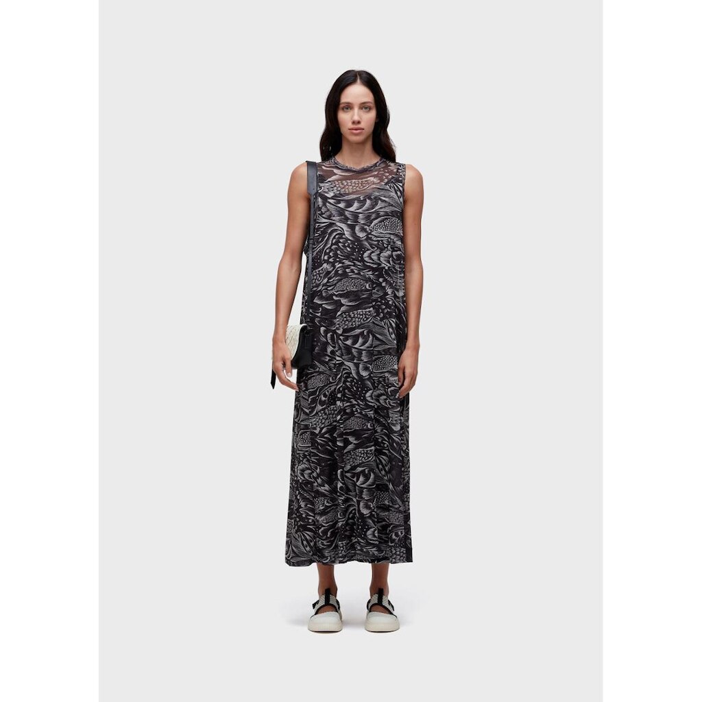 Vestido tule pirarucu trace OSKLEN