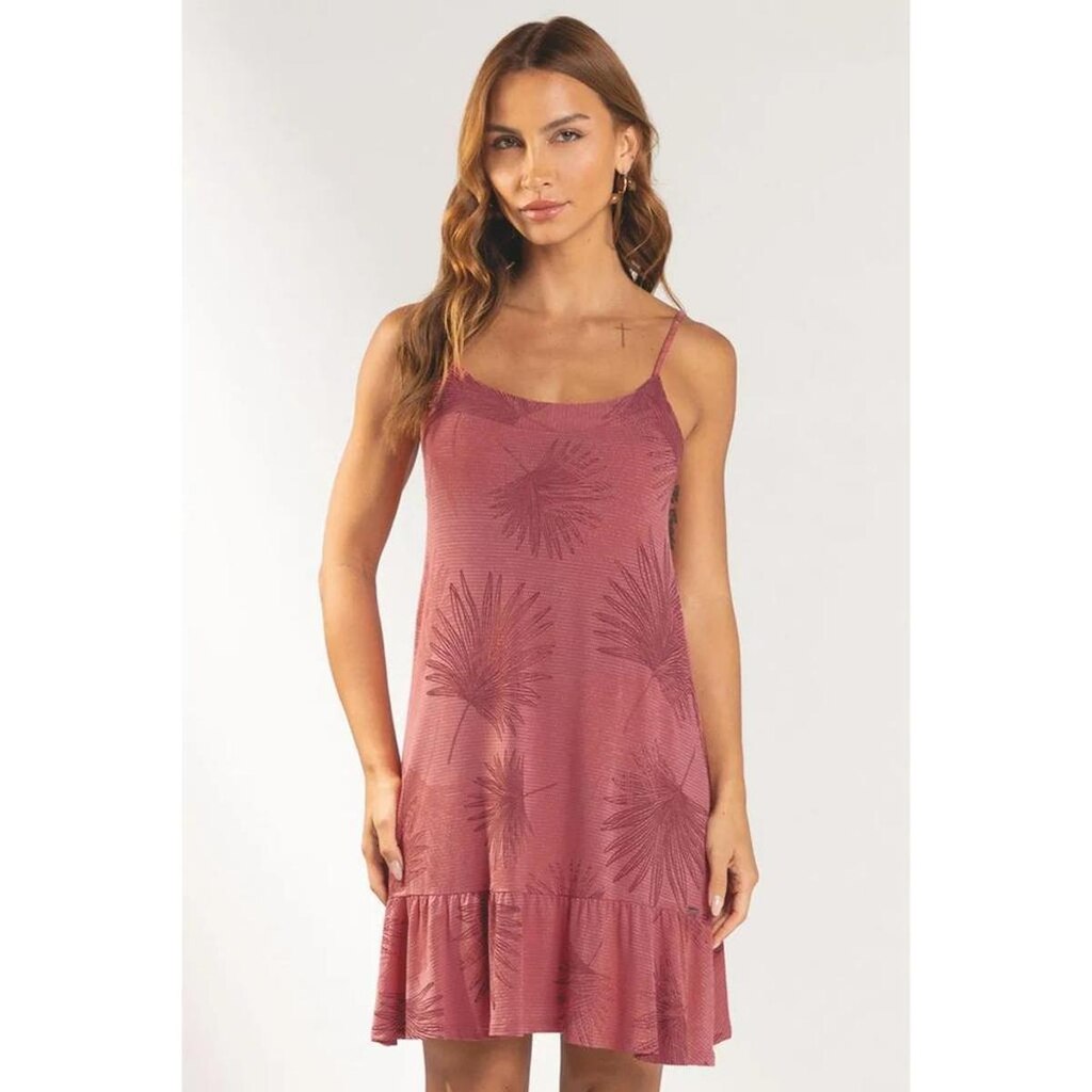 Vestido Viscose Texturizada Estampada Marialicia Ref. 183660