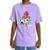 Vextor Camiseta Oversized Buldog - Roxo