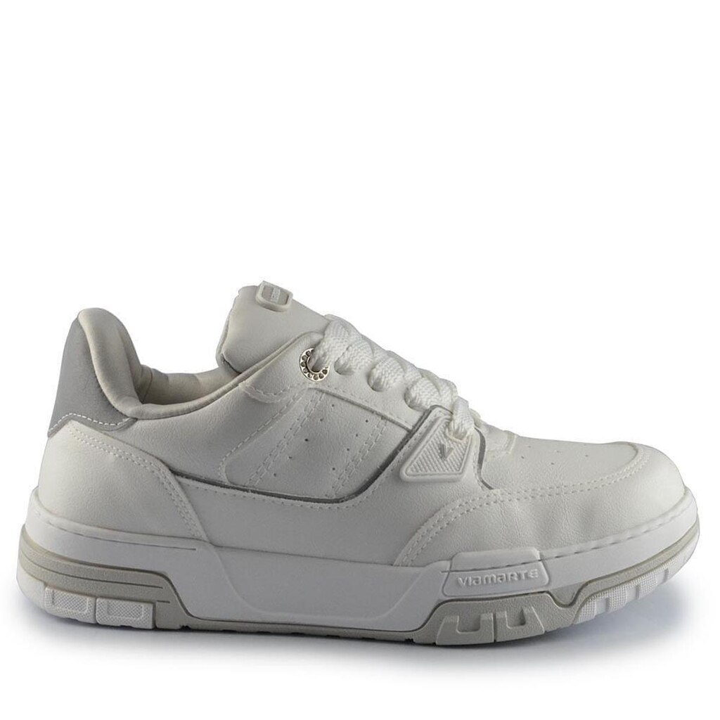 Via Marte Tênis Casual Via Marte Feminino 218-006-08 NP BRANCO/BRANCO 38