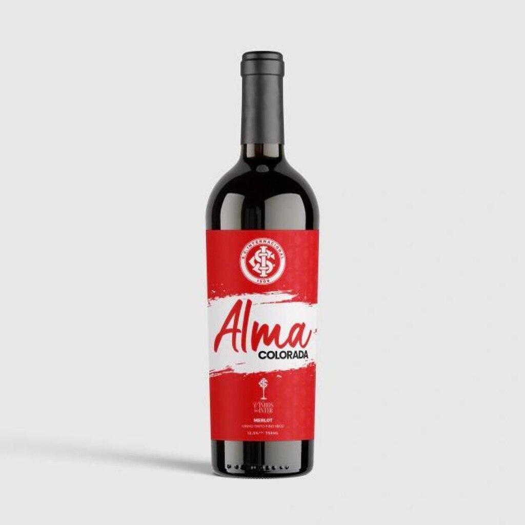 VINHO TINTO MERLOT ALMA - VINHOS DO INTER