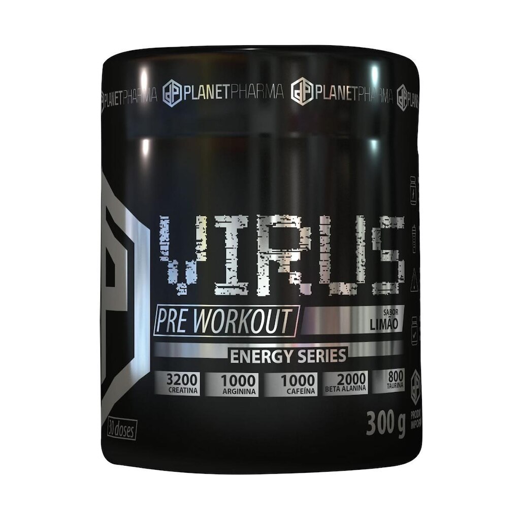 Virus Pre Workout 300 G - Planet Pharma (limao)