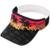 Viseira Hupi Corrida Sunset - Preto
