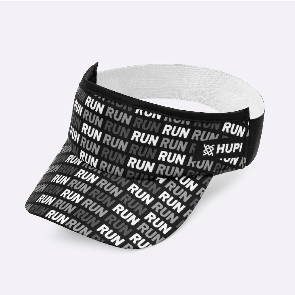 Viseira HUPI Run Loop Preto e Cinza