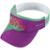 Viseira para Corrida HUPI Run And Fun - Roxo+Verde