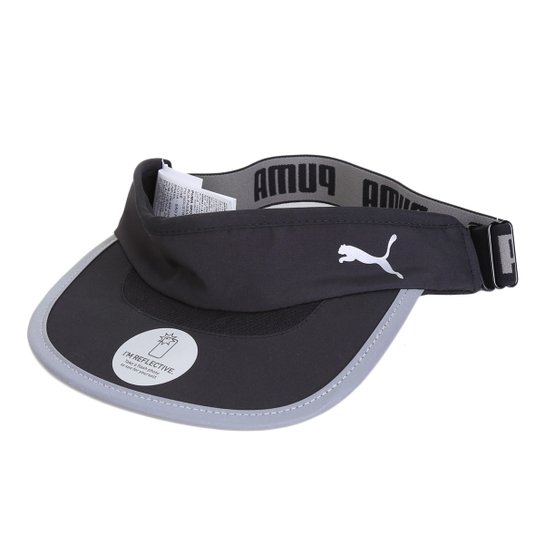 Viseira Puma Running - Preto Menor preço em Viseira Puma Running - Preto