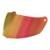 VISEIRA RACE TECH SECTOR VERMELHA RED HIGH IRIDIUM U - Vermelho