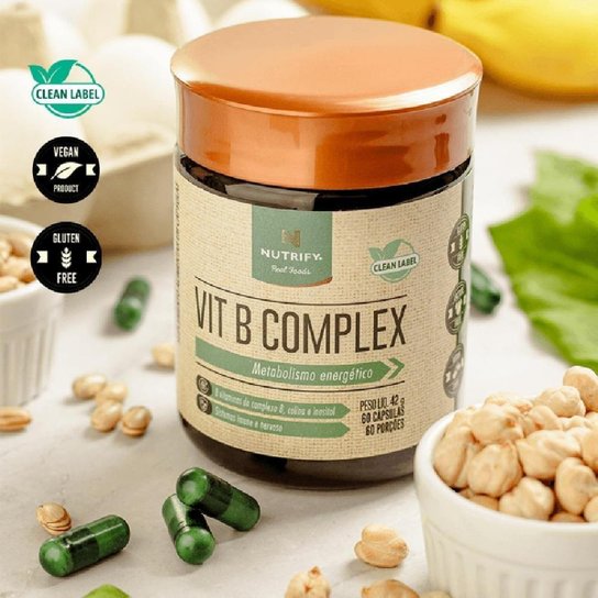 Vit B Complex - Nutrify 60 cápsulas