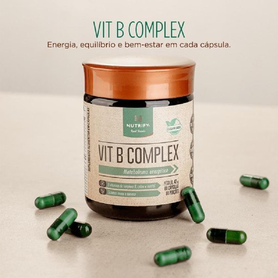 Vit B Complex - Nutrify 60 cápsulas