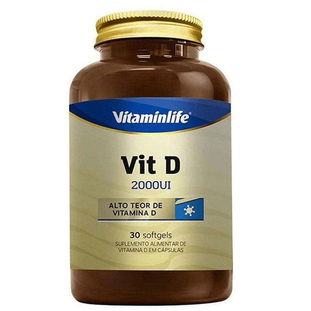 Vit D 2000UI - 30 Softgels - Vitaminlife