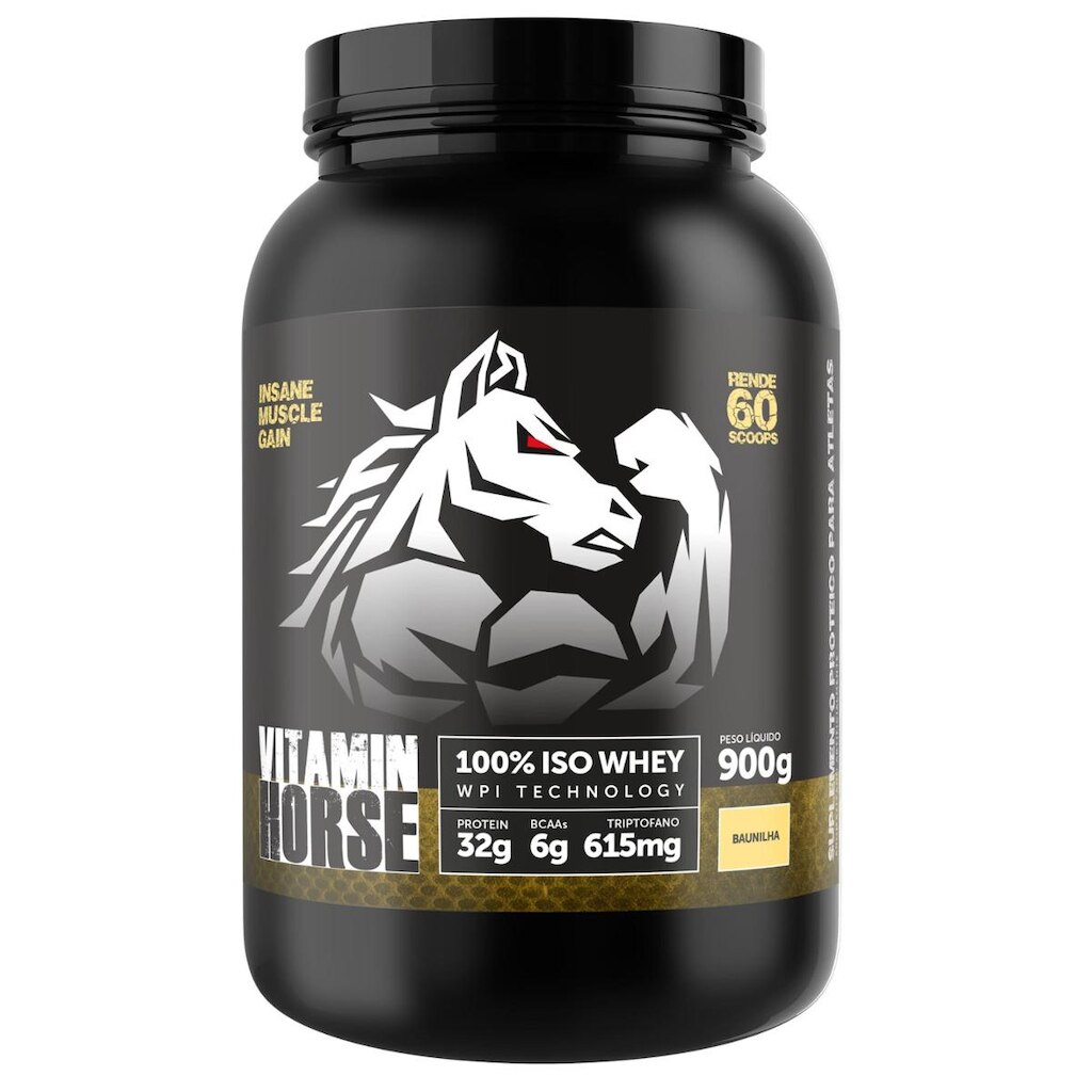 Vitamin Horse 100 Iso Whey 900g – Proteína Isolada de Alta Qualidade