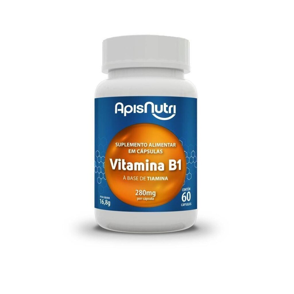 Vitamina B1 60 Cápsulas Apisnutri